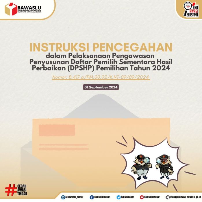 Instruksi Pencegahan DPSHP