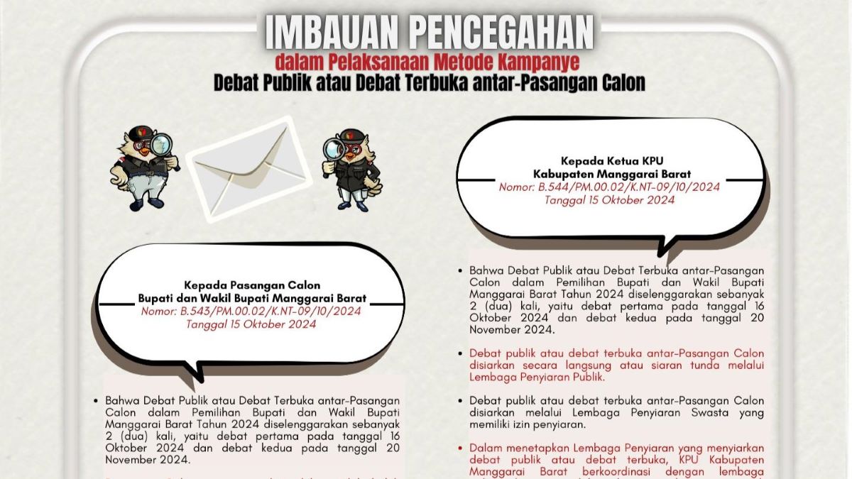 Imbauan Debat Publik Pemilihan 2024