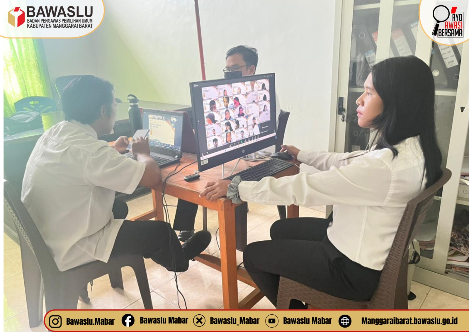  Tiga CPNS Bawaslu Mabar mengikuti Pelatihan Dasar Latsar Nasional