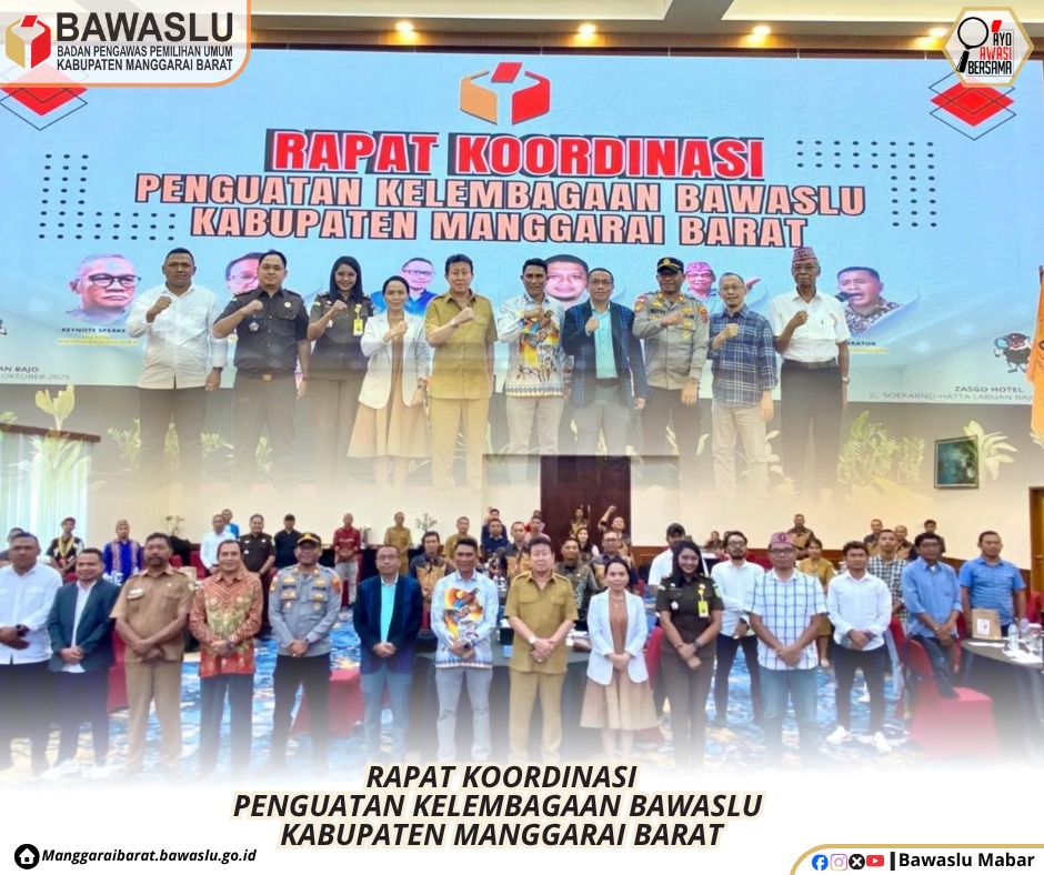 Bawaslu Mabar Gelar Rapat Koordinasi Penguatan Kelembagaan 