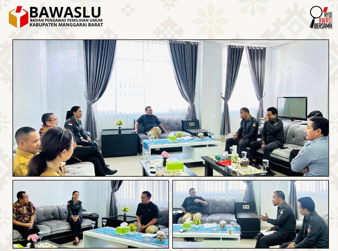 Bawaslu Manggarai  Barat Silaturahmi Ke Kantor DPRD Manggarai Barat