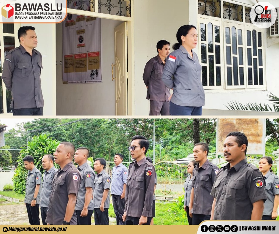 Gelar Apel Kekuatan dan Rapat Konsolidasi Internal, Ketua Bawaslu Manggarai Barat Ingatkan Tugas dan Tanggung Jawab Kerja