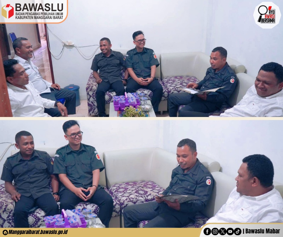Pastikan Akurasi Data Parpol, Bawaslu Manggarai Barat Koordinasi dengan KPU