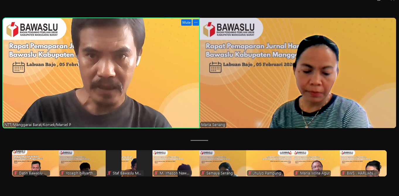 Bawaslu Mabar Komitmen Tingkatkan Kinerja Melalui Rapat Pemaparan Jurnal Kerja Harian