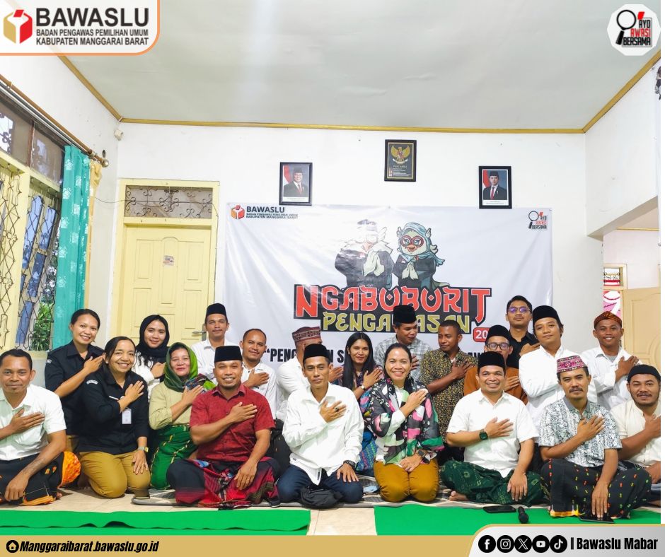 Ngabuburit Pengawasan: Bawaslu Manggarai Barat Perkuat Spirit dan Integritas Kelembagaan