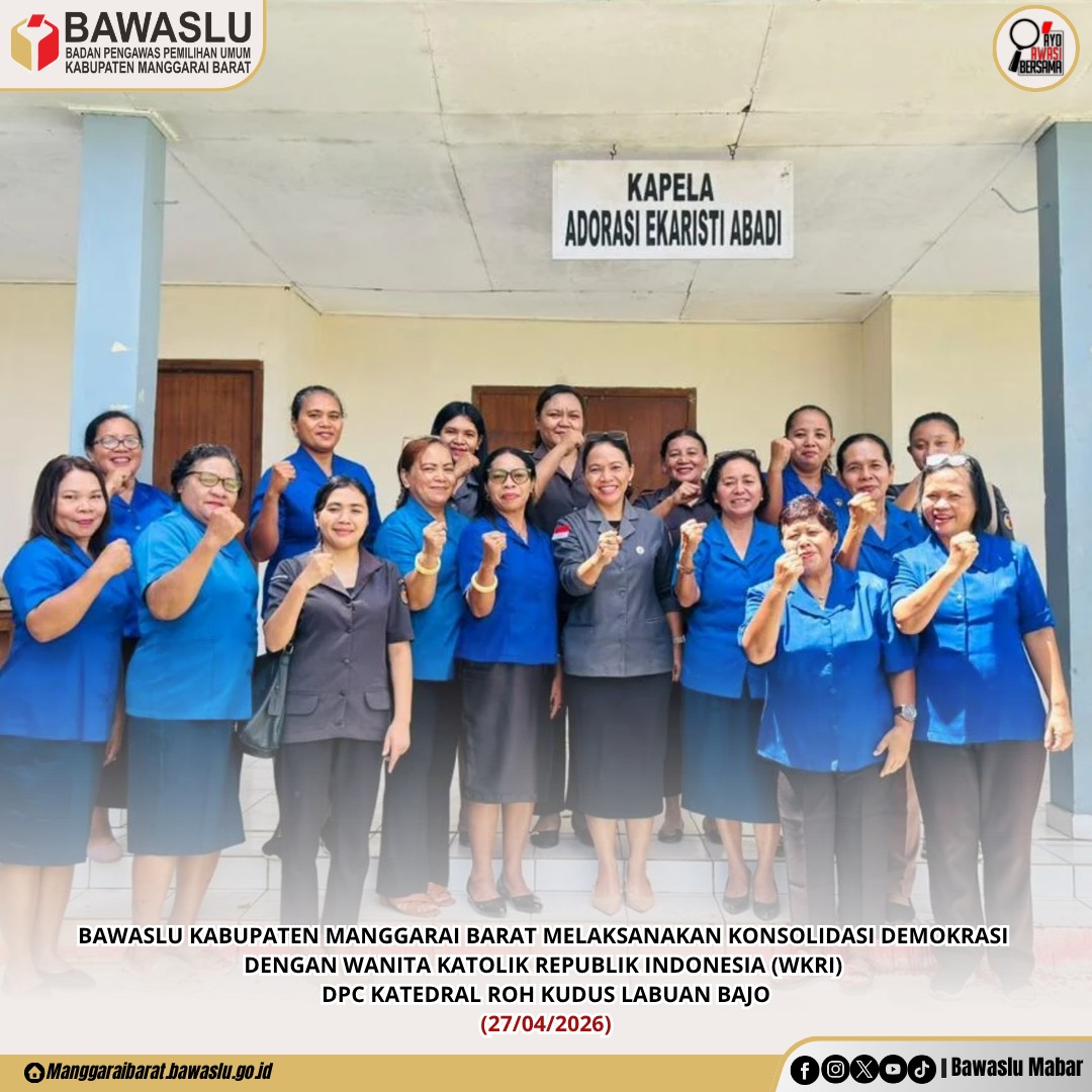 Perempuan Melek Demokrasi, Bawaslu Manggarai Barat Jajaki Kerjasama dengan WKRI  DPC Katedral Roh Kudus Labuan Bajo