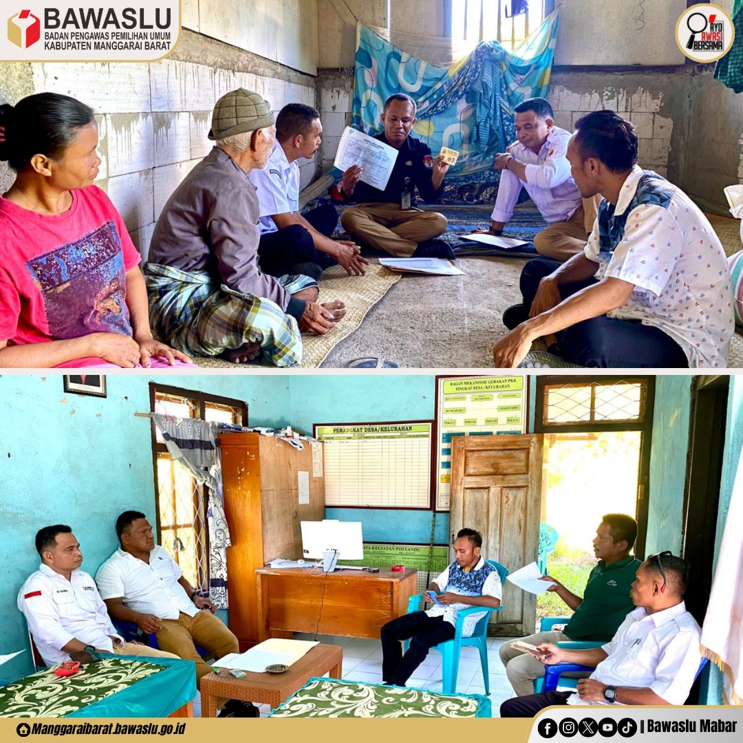 Bawaslu Mabar Dorong Masyarakat Perbarui Data Kependudukan melalui Pengawasan Coktas