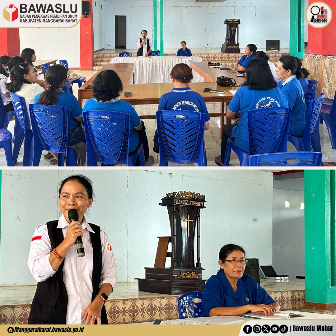 Perkuat Partisipasi dan Demokrasi Inklusif di Masa Non Tahapan, Bawaslu Mabar Bangun Kolaborasi Dengan WKRI DPC Paroki MBSB Wae Sambi