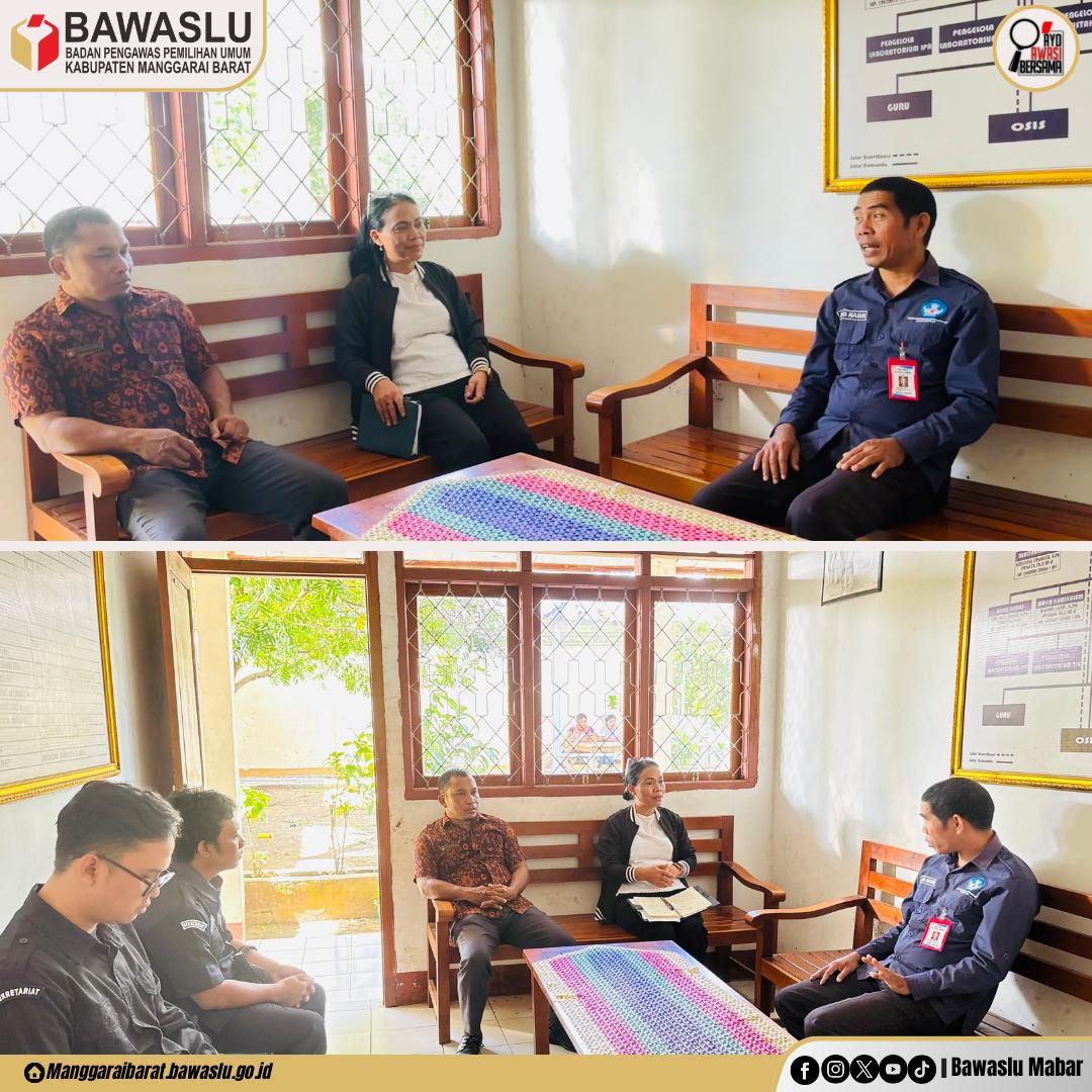 Bawaslu Manggarai Barat Gandeng PGRI dan SMA Negeri 2 Komodo Tingkatkan Literasi Kepemiluan
