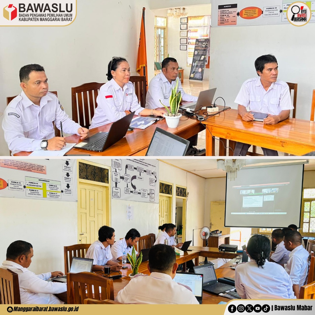 Bawaslu Kabupaten Manggarai Barat Ikuti Kegiatan “MINGGAR” Edisi Vii Secara Daring