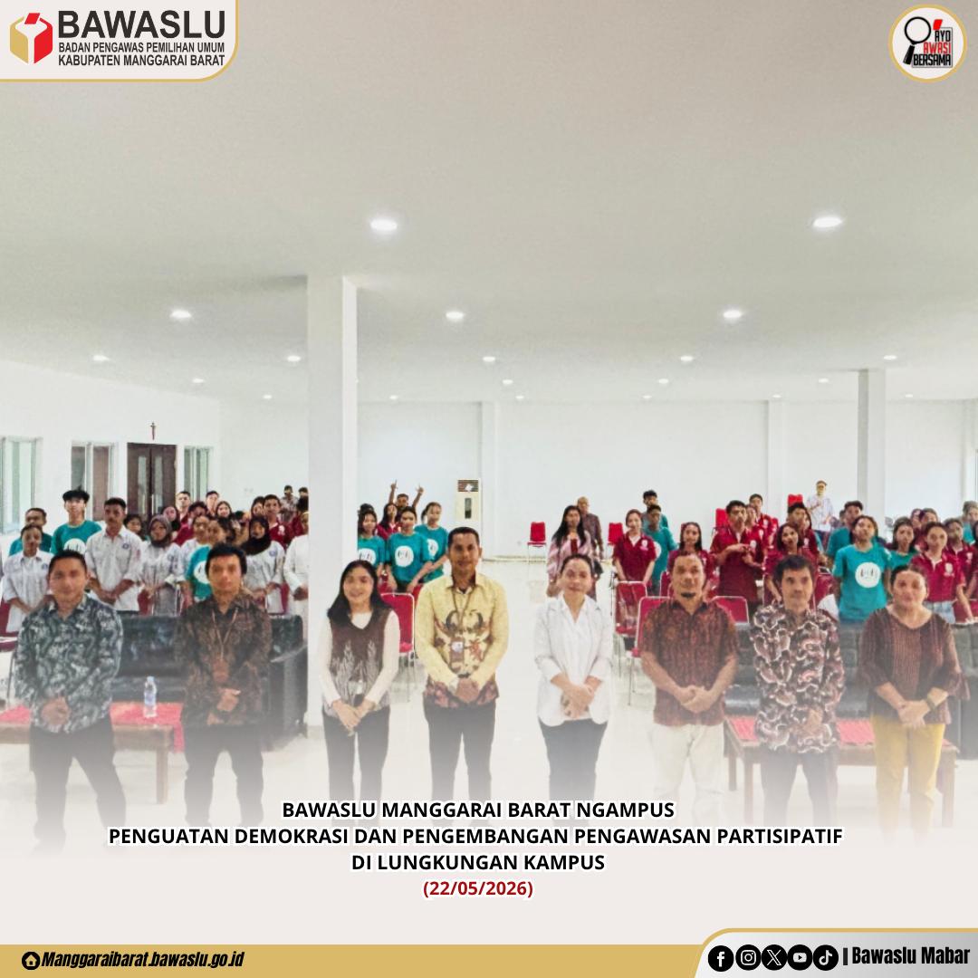 Bawaslu Manggarai Barat Perkuat Demokrasi Partisipatif Melalui Program “Bawaslu Ngampus” di Politeknik eLBajo Commodus