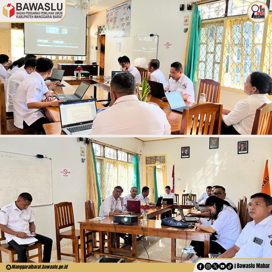 Minggar Edisi VIII Bawaslu Manggarai Barat Minta Kepastian Hukum dalam Pengelolaan Barang Dugaan Pelanggaran