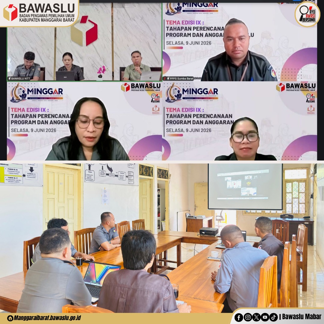 Bawaslu NTT Tekankan Pentingnya Perencanaan Program Dan Anggaran dalam Mewujudkan Tata Kelola Pemilu Berkualitas