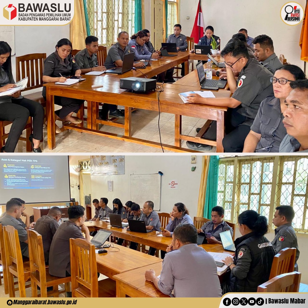 SELARAS Edisi VII: Bawaslu Manggarai Barat Perdalam Tahapan Pemungutan Dan Penghitungan Suara Dalam UU Pemilu