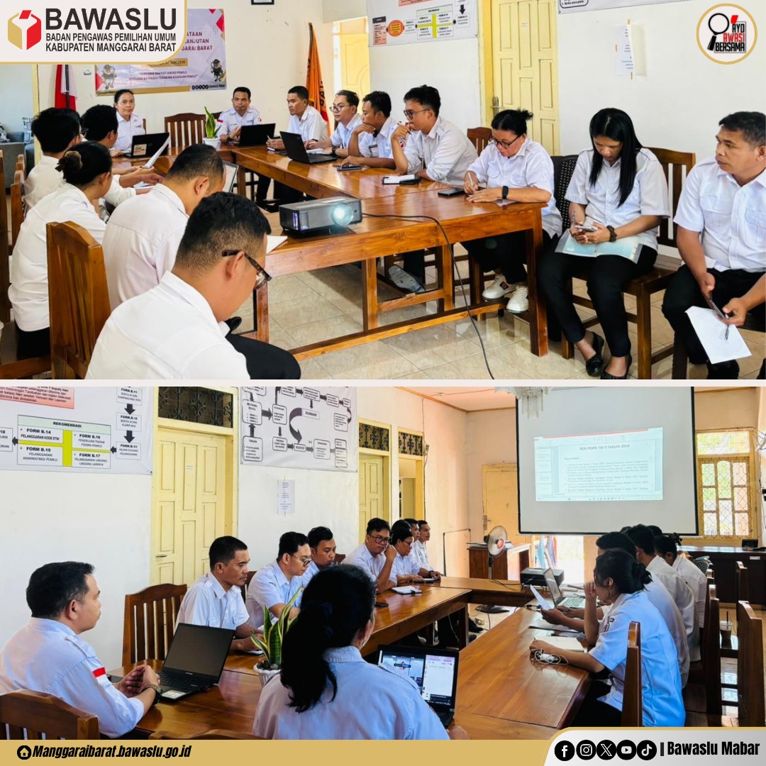 Bawaslu Manggarai Barat Tingkatkan Pengawasan untuk Menjamin Akurasi Data Pemilih Berkelanjutan