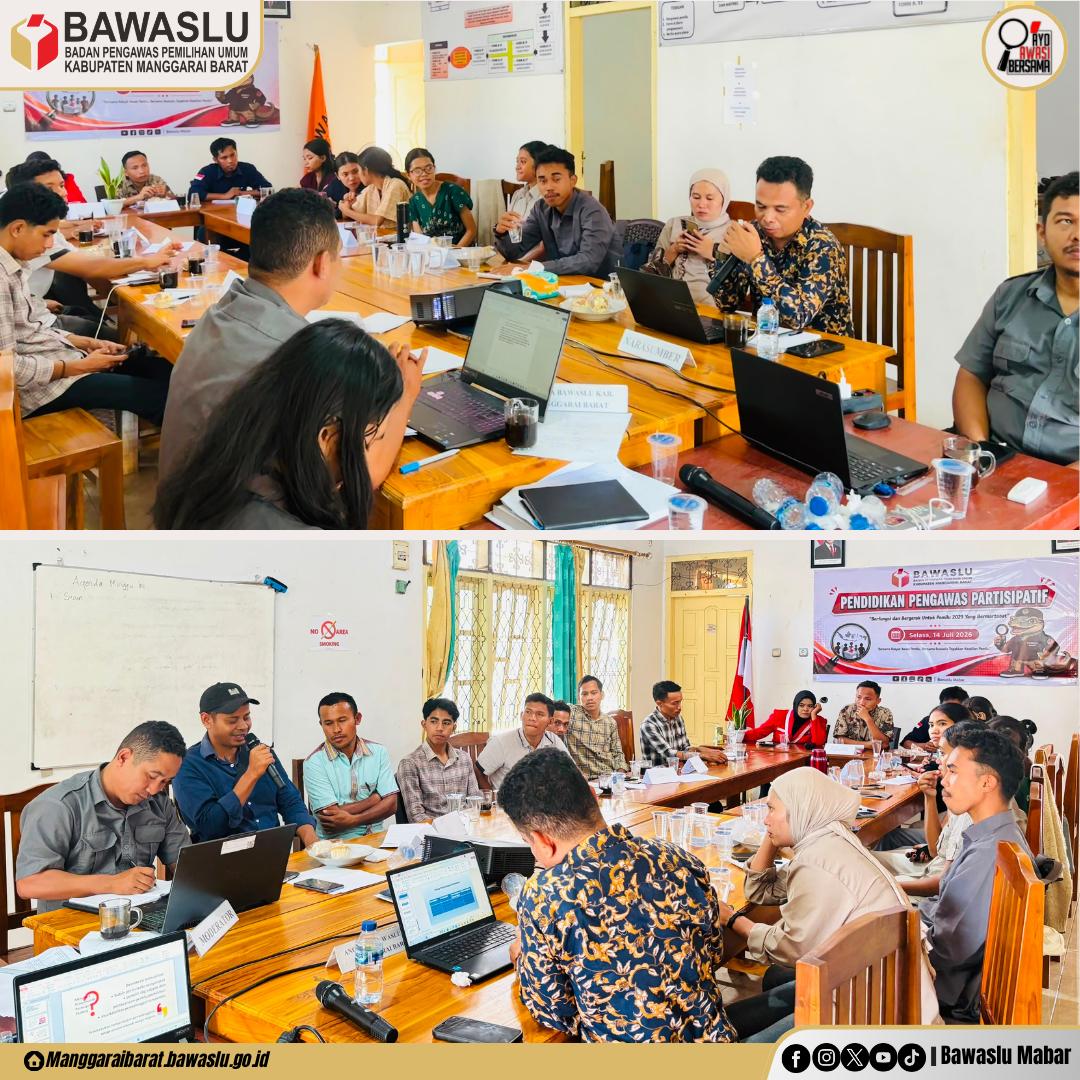 Dari P2P Menuju Aksi Nyata, Bawaslu Manggarai Barat Bersama Peserta Bentuk Komunitas “Nadi Demokrasi” Kawal Demokrasi