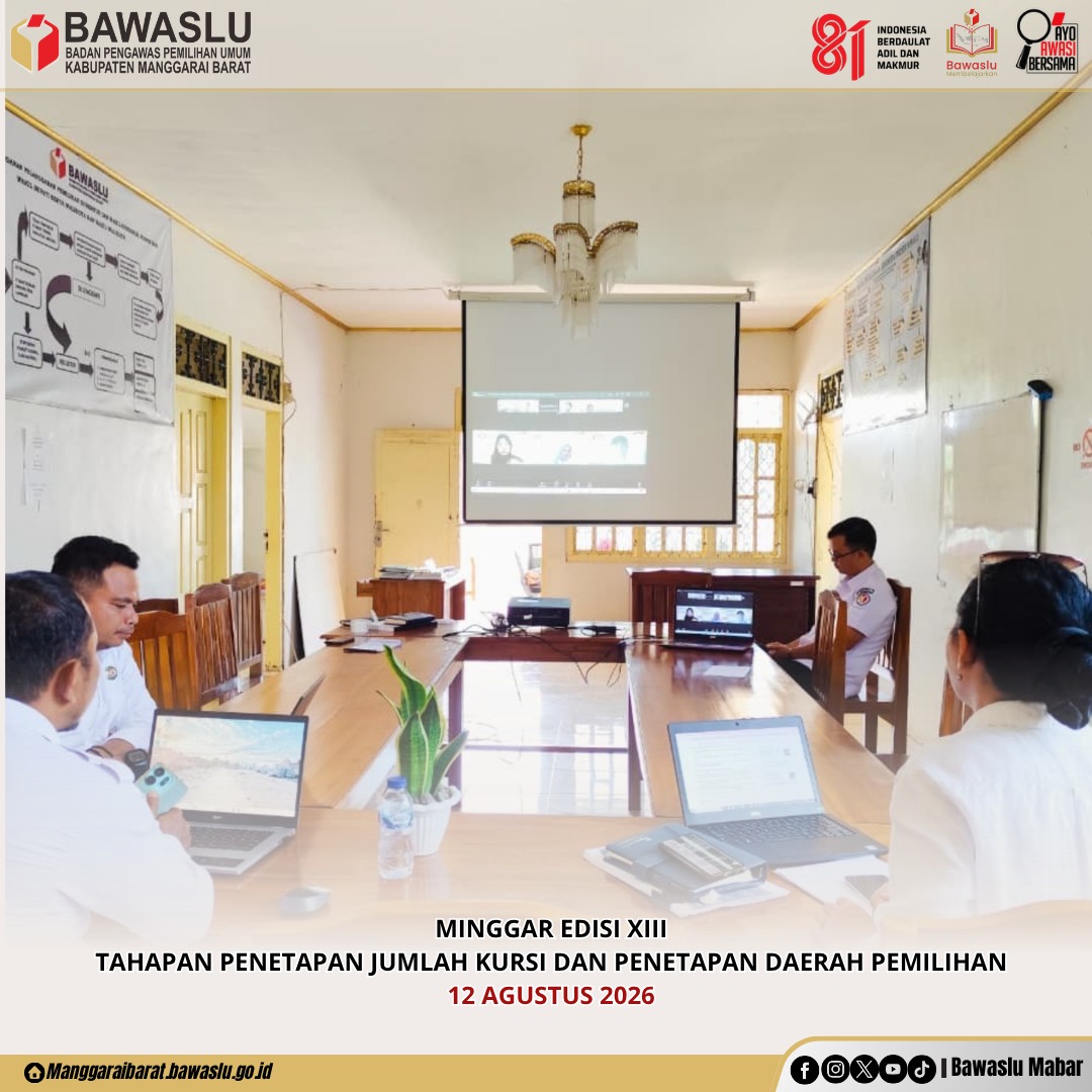 Bawaslu Mabar Asah Strategi Pengawasan Penataan Dapil, Tekankan Data dan Partisipasi Publik