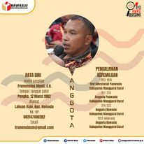 Anggota Bawaslu Mabar Frumen