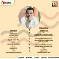 Anggota Bawaslu Mabar Hamka