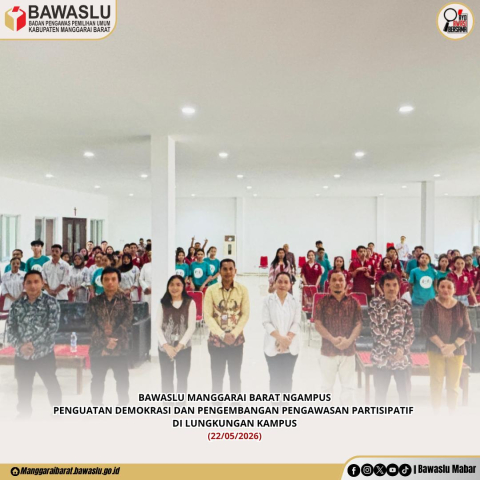 Bawaslu Manggarai Barat Perkuat Demokrasi Partisipatif Melalui Program “Bawaslu Ngampus” di Politeknik eLBajo Commodus