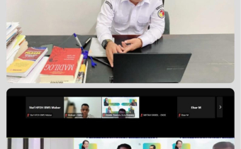 Rapat Zoom Meeting  Diskursus Hukum Gelar Bawaslu Provinsi NTT