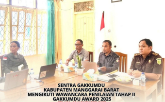 Sentra Gakkumdu Kabupaten Manggarai Barat Masuk Wawancara Penilaian Tahap II Gakkumdu Award 2025