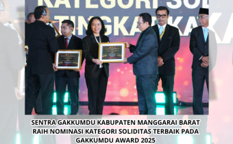 Bawaslu Manggarai Barat Raih Penghargaan “Soliditas Terbaik” dalam Gakkumdu Award 2025