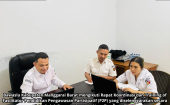 Bawaslu Manggarai Barat Nyatakan Siap Sukseskan Program P2P Bawaslu NTT